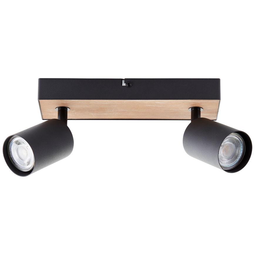 Brilliant - LED spot svetiljka JELLO 2xGU10/4,5W/230V borovina
