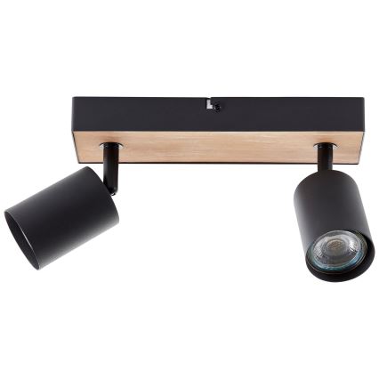Brilliant - LED spot svetiljka JELLO 2xGU10/4,5W/230V borovina