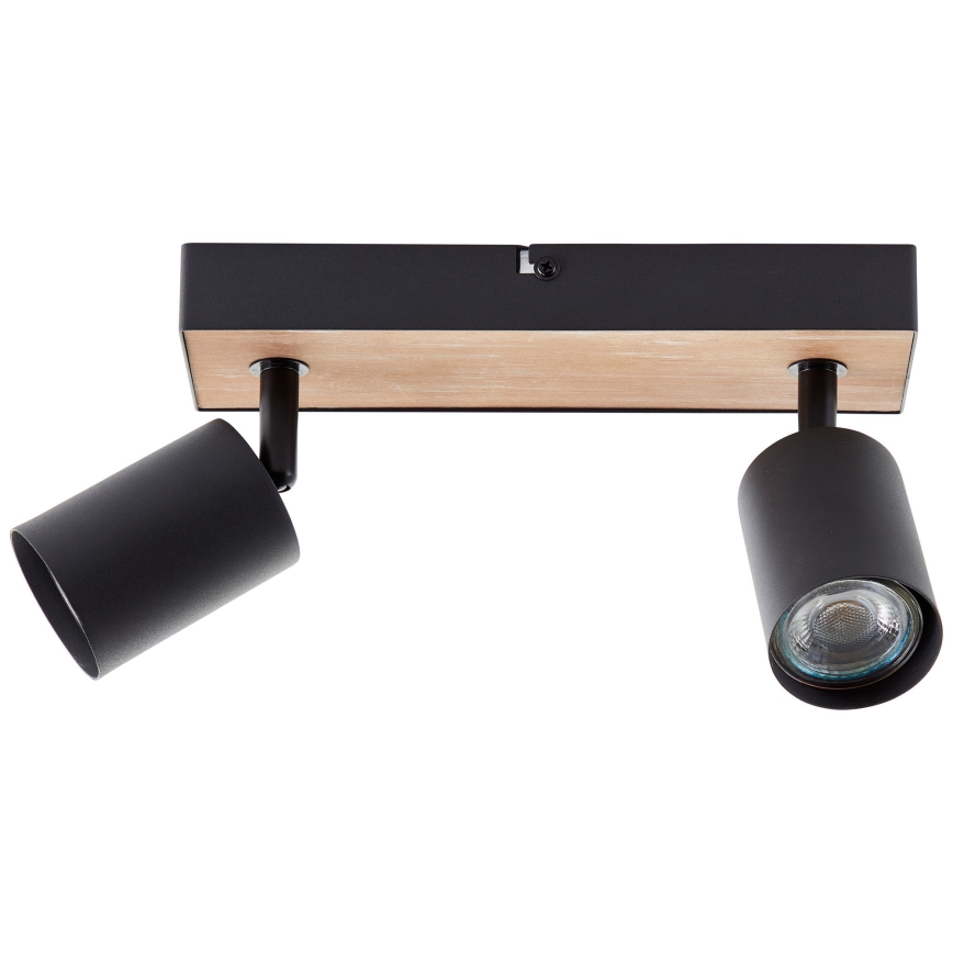 Brilliant - LED spot svetiljka JELLO 2xGU10/4,5W/230V borovina