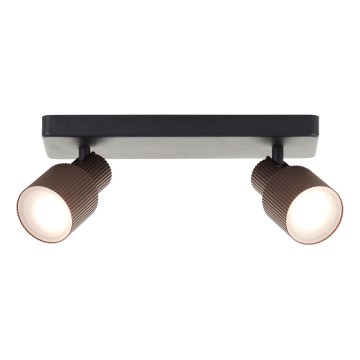 Brilliant - LED spot svetlo CADIZ 2xGU10/5W/230V bronza