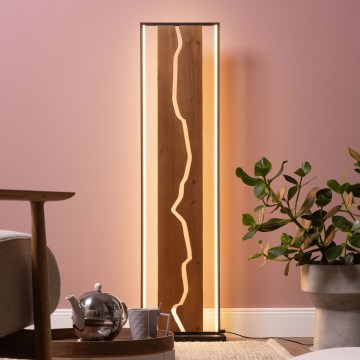 Brilliant - LED stojeća lampa THUNDER LED/18W/230V borovina