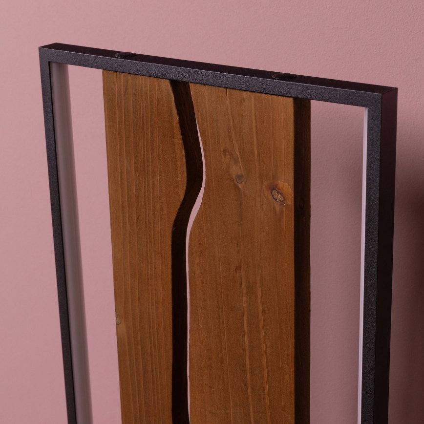 Brilliant - LED stojeća lampa THUNDER LED/18W/230V borovina