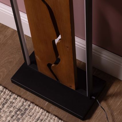 Brilliant - LED stojeća lampa THUNDER LED/18W/230V borovina