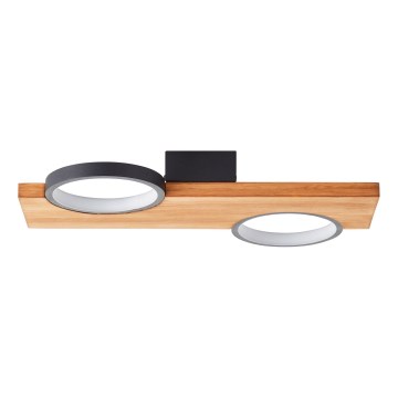 Brilliant - LED stropna svetiljka CHEESY LED/14W/230V borovina