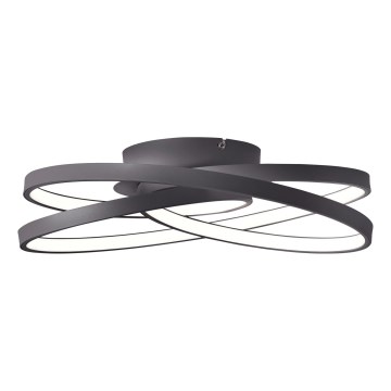 Brilliant - LED stropna svetiljka LABYRINTH LED/40W/230V, prečnik 39,5 cm, crna