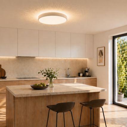 Brilliant - LED stropno svetilo SOLISTRA LED/18W/230V Ø 34,5 cm belo