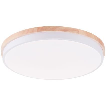 Brilliant - LED prigušiva stropna svetiljka BAARLO LED/36W/230V 3000-6500K prečnik 50 cm bela/gumovník + daljinski upravljač