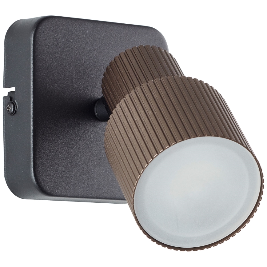 Brilliant - LED zidna reflektorska svetiljka CADIZ 1xGU10/5W/230V bronzana