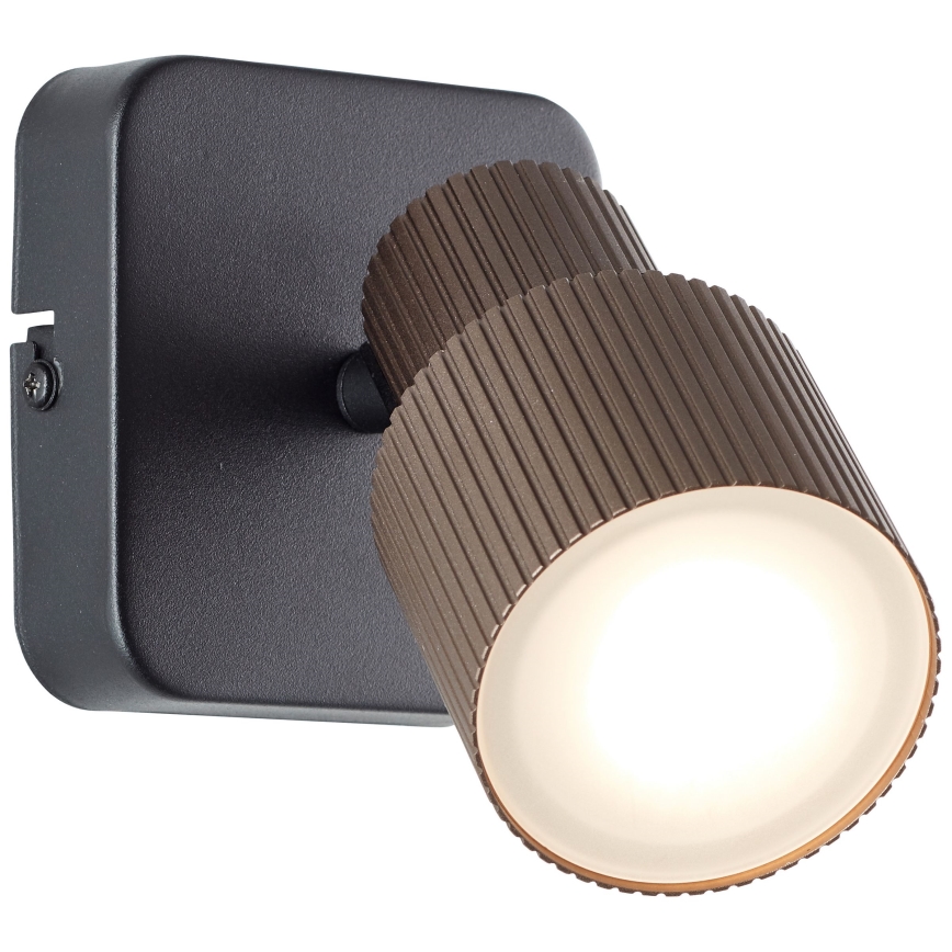 Brilliant - LED zidna reflektorska svetiljka CADIZ 1xGU10/5W/230V bronzana
