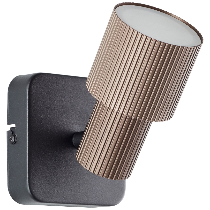 Brilliant - LED zidna reflektorska svetiljka CADIZ 1xGU10/5W/230V bronzana