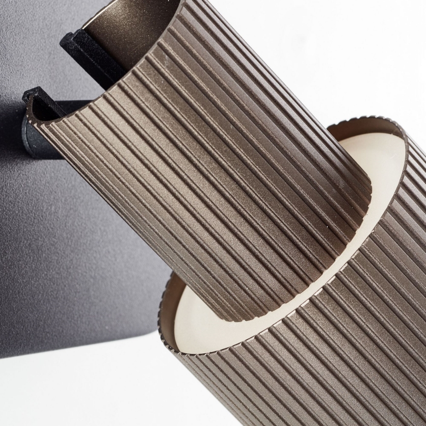 Brilliant - LED zidna reflektorska svetiljka CADIZ 1xGU10/5W/230V bronzana