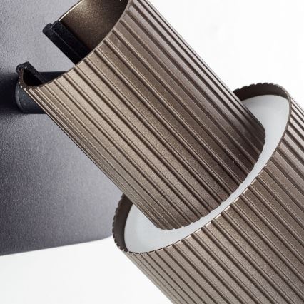 Brilliant - LED zidna reflektorska svetiljka CADIZ 1xGU10/5W/230V bronzana