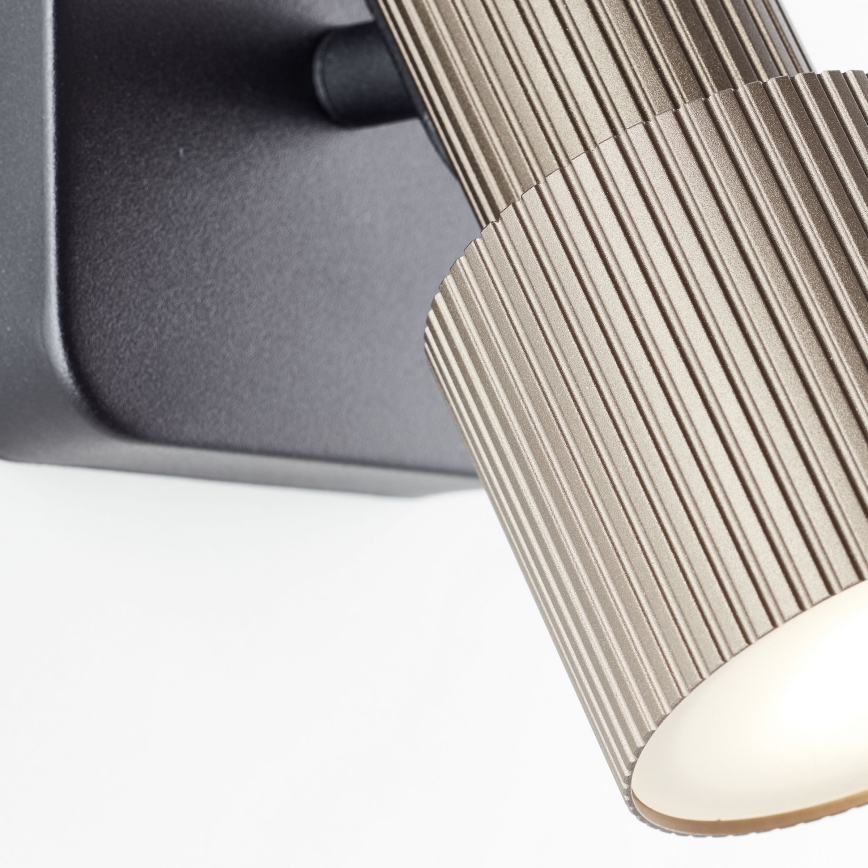 Brilliant - LED zidna reflektorska svetiljka CADIZ 1xGU10/5W/230V bronzana