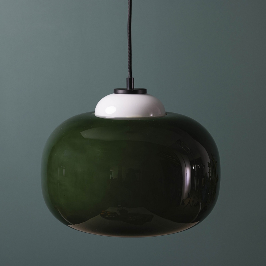 Brilliant - Luster na sajli BLOP 1xE27/60W/230V zelena