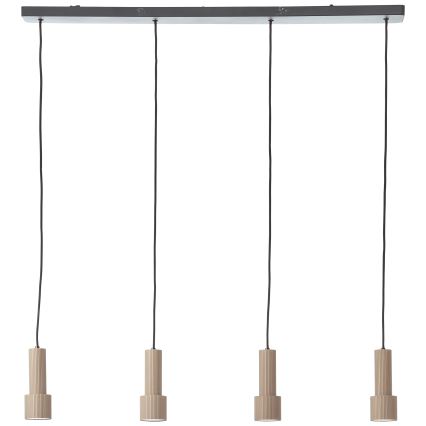 Brilliant - Luster na sajli CADIZ 4xGU10/10W/230V bronza