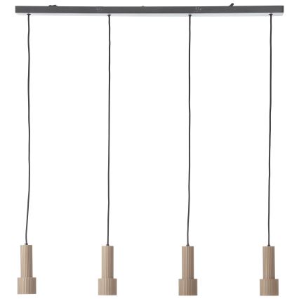 Brilliant - Luster na sajli CADIZ 4xGU10/10W/230V bronza