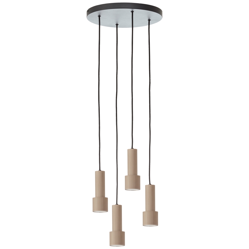 Brilliant - Luster na sajli CADIZ 4xGU10/10W/230V Ø 35 cm bronzan