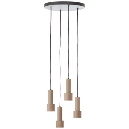 Brilliant - Luster na sajli CADIZ 4xGU10/10W/230V Ø 35 cm bronzan