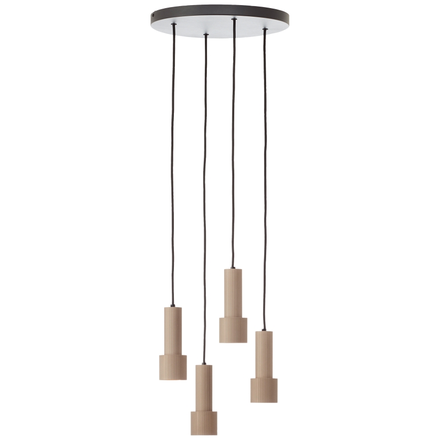 Brilliant - Luster na sajli CADIZ 4xGU10/10W/230V Ø 35 cm bronzan