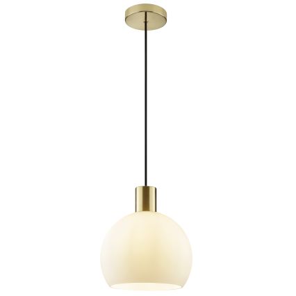 Brilliant - Luster na sajli CONY 1xE27/20W/230V, prečnik 25 cm, mesing