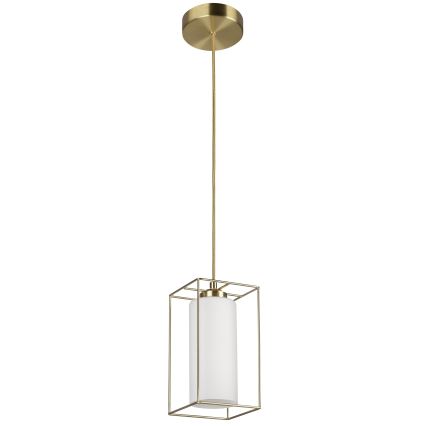 Brilliant - Luster na sajli DOLLY 1xE27/20W/230V zlatna