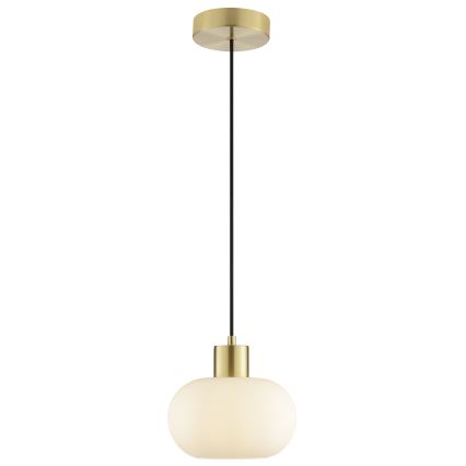 Brilliant - Luster na sajli FANNY 1xE27/20W/230V, prečnik 22 cm, mesing