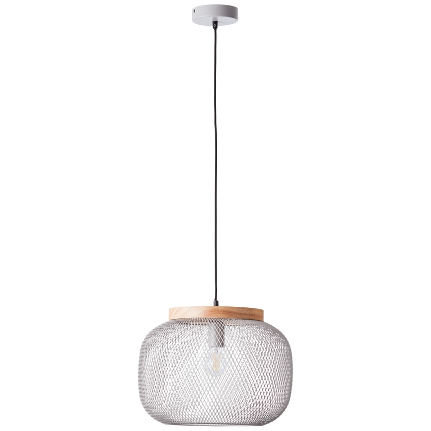 Brilliant - Luster na sajli GIADA 1xE27/40W/230V prečnik 39 cm siva
