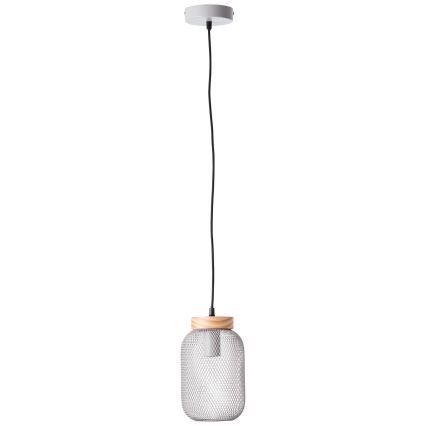Brilliant - Luster na sajli GIADA 1xE27/40W/230V Ø 16 cm siva