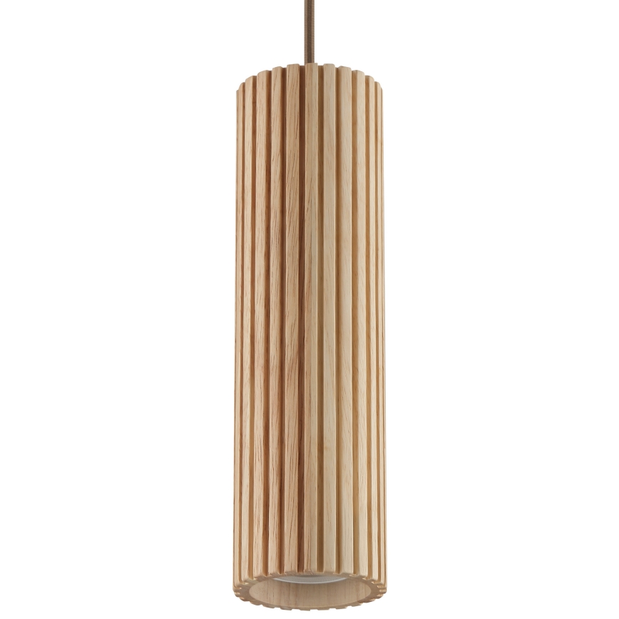 Brilliant - Luster na sajli LAKEWOOD 1xGU10/10W/230V prečnik 10 cm braon