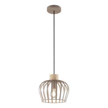 Brilliant - Luster na sajli NORDIC CAGE 1xE27/20W/230V prečnik 25 cm bež