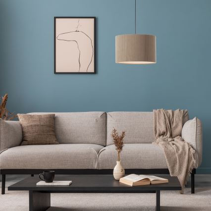 Brilliant - Luster na sajli TONY 1xE27/20W/230V Ø 35 cm braon