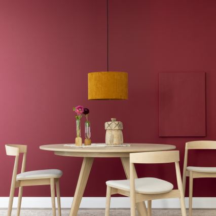 Brilliant - Luster na sajli TONY 1xE27/20W/230V Ø 35 cm narandžasta