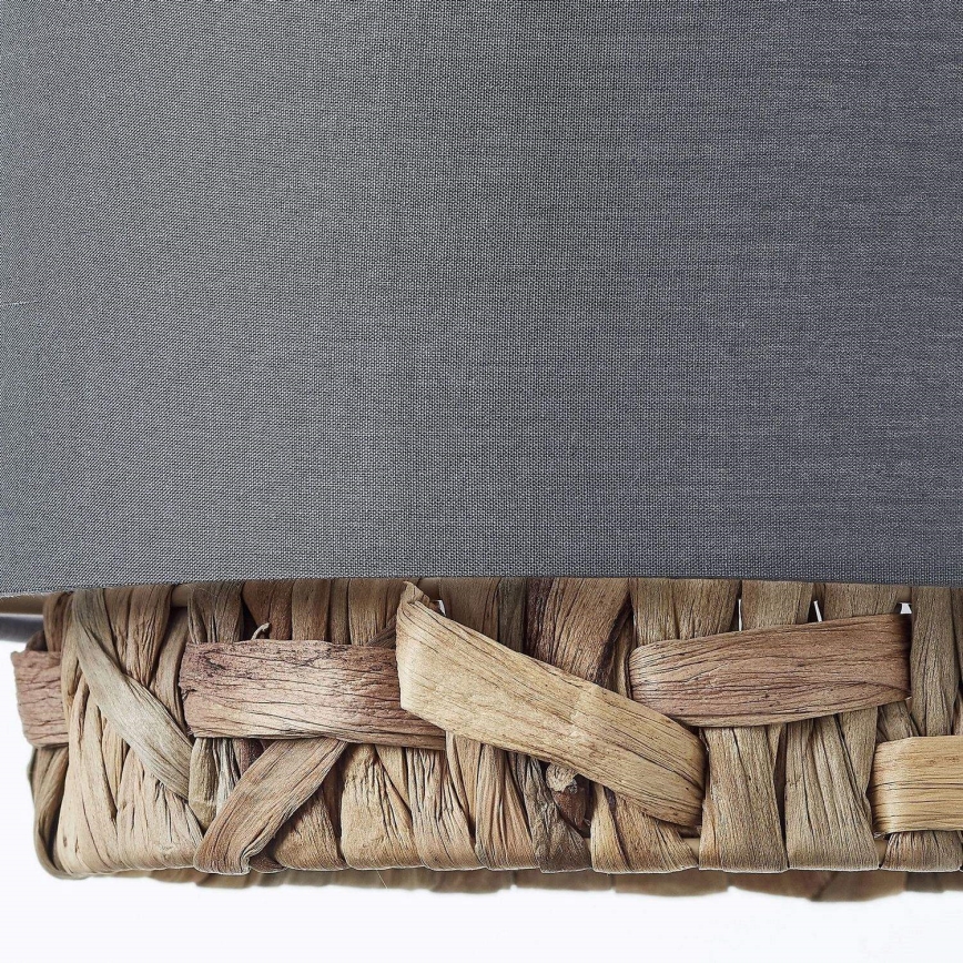 Brilliant - Luster na sajli WATERLILLY 3xE27/60W/230V siva