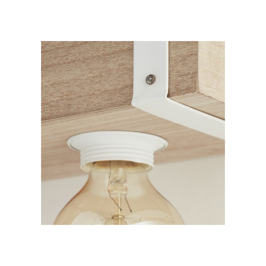 Brilliant - Luster na sajli WHITEWOOD 5xE27/30W/230V