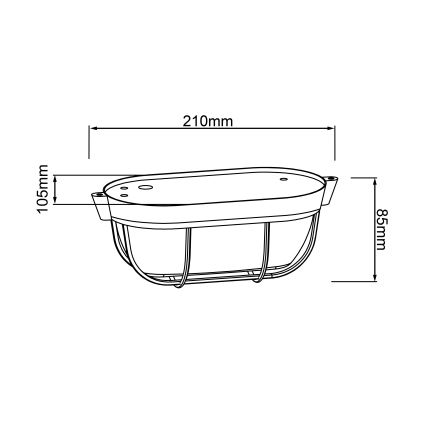 Brilliant - Plafonsko svetlo BOBBI 1xE27/40W/230V crna