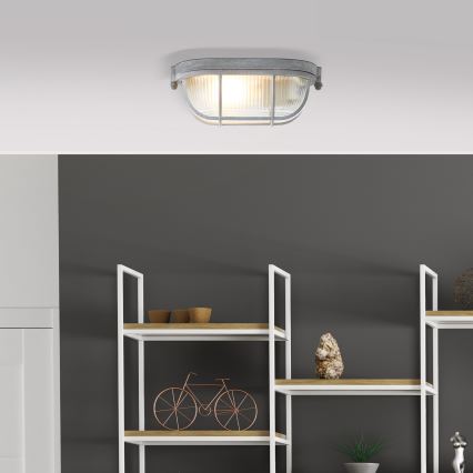 Brilliant - Plafonsko svetlo BOBBI 1xE27/40W/230V siva