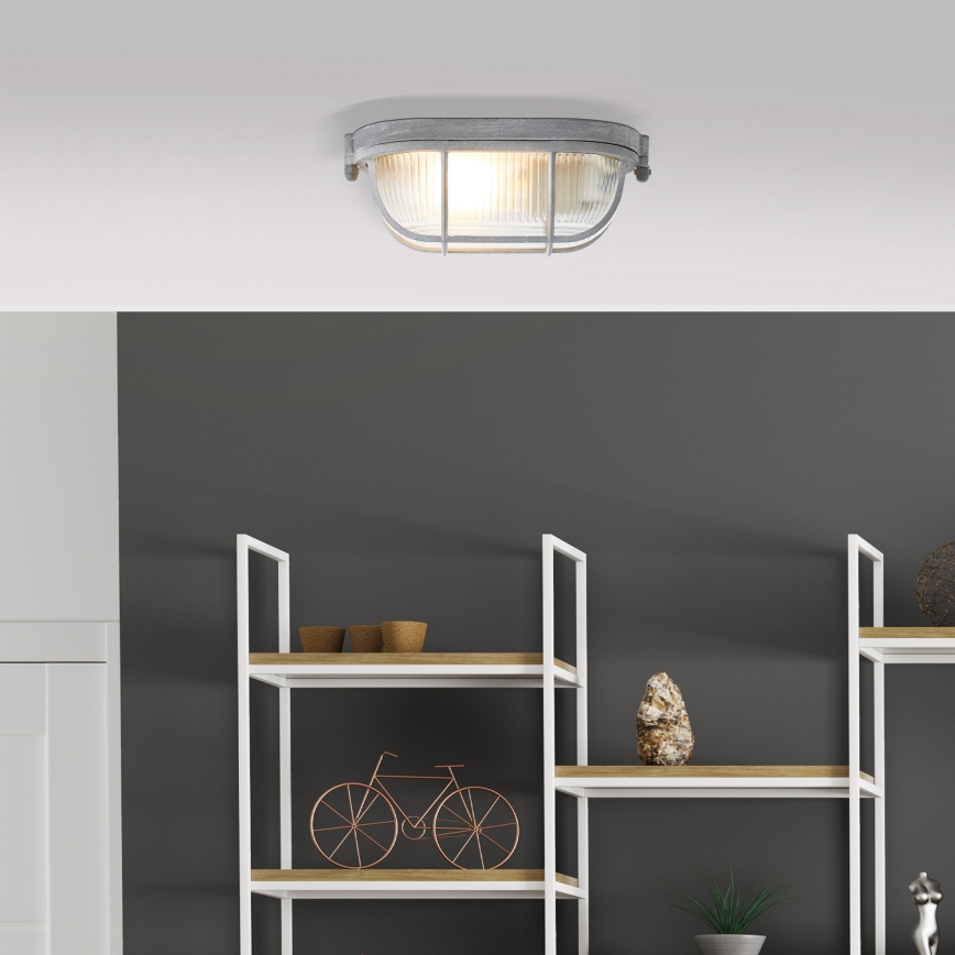 Brilliant - Plafonsko svetlo BOBBI 1xE27/40W/230V siva