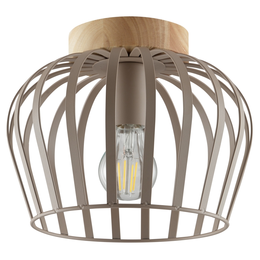 Brilliant - Plafonsko svetlo NORDIC CAGE 1xE27/20W/230V prečnik 25 cm bež