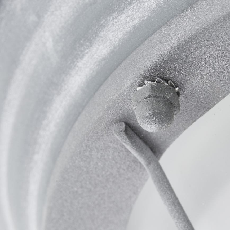 Brilliant - Plafonsko svetlo TYPHOON 1xE27/30W/230V, prečnika 29 cm, sivo