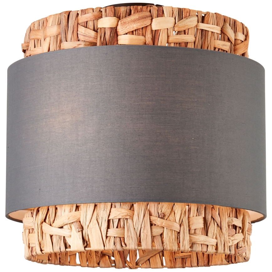 Brilliant - Plafonsko svetlo WATERLILLY 2xE27/60W/230V prečnik 35 cm sivo