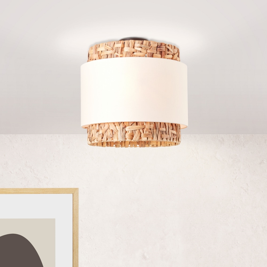 Brilliant - Plafonsko svetlo WATERLILLY 2xE27/60W/230V, prečnika 35 cm, krem boje