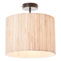 Brilliant - Plafonsko svetlo WIMEA 1xE27/52W/230V, prečnik 30 cm, crna/bež