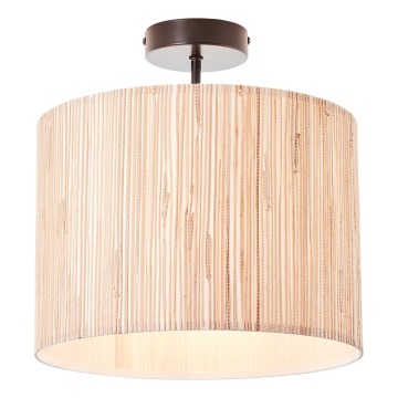Brilliant - Plafonsko svetlo WIMEA 1xE27/52W/230V, prečnik 30 cm, crna/bež