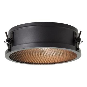 Brilliant - Plafonsko svetlo ZOIS 1xE27/28W/230V prečnik 30 cm crno