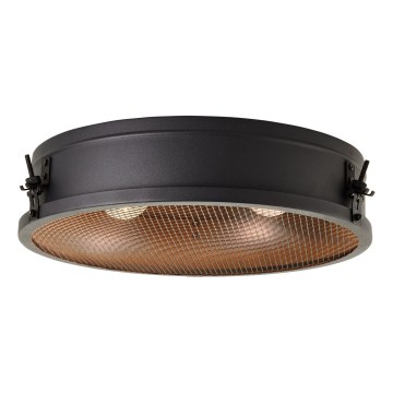 Brilliant - Plafonsko svetlo ZOIS, 2x E27 (max. 28 W), 230 V, prečnika 42 cm, crna