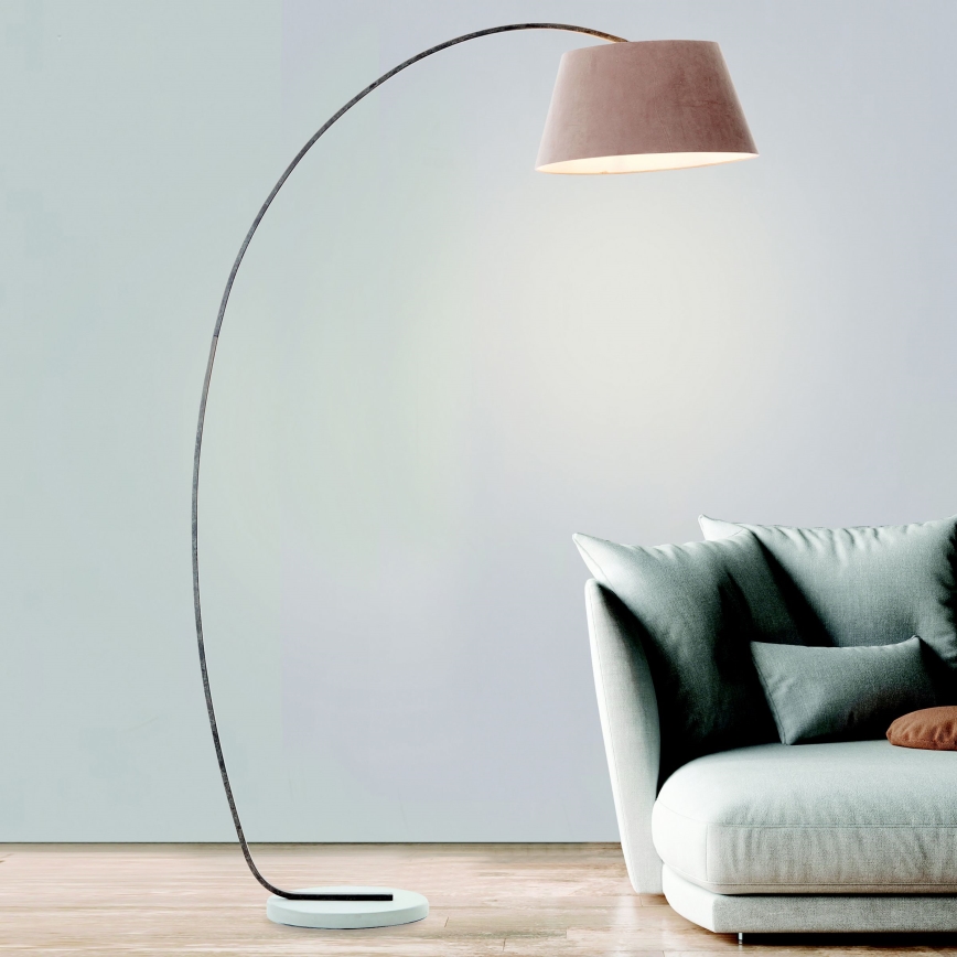 Brilliant - Podna lampa BROK 1xE27/60W/230V taupe