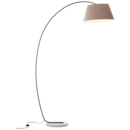 Brilliant - Podna lampa BROK 1xE27/60W/230V taupe