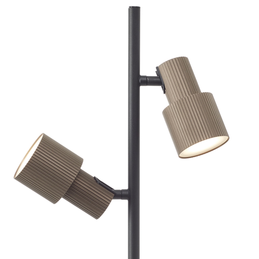Brilliant - Podna lampa CADIZ 2xGU10/10W/230V u bronzanoj boji