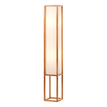 Brilliant - Podna lampa SEASIDE 2xE27/40W/230V borovina/bela