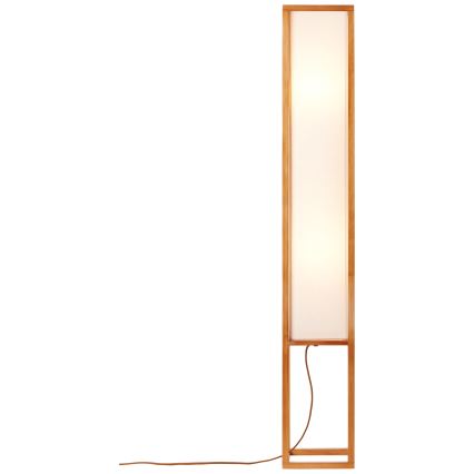 Brilliant - Podna lampa SEASIDE 2xE27/40W/230V borovina/bela